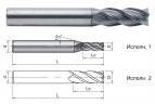 Фреза твердосплавна Ø1,0х3х50х4 Z-4 Gesac